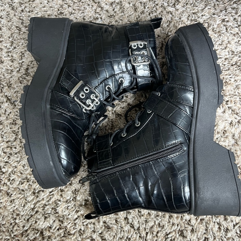 Black boots